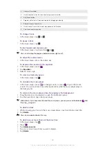 Preview for 70 page of Sony Ericsson Xperia pro Extended User Manual