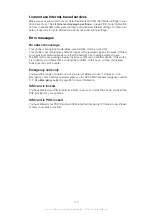 Preview for 112 page of Sony Ericsson Xperia pro Extended User Manual