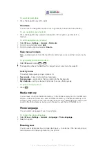 Preview for 11 page of Sony Ericsson Xperia Pureness User Manual