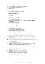 Preview for 17 page of Sony Ericsson Xperia Pureness User Manual