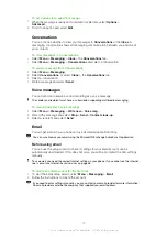 Preview for 22 page of Sony Ericsson Xperia Pureness User Manual