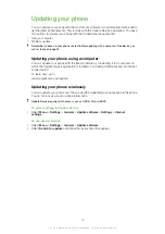 Preview for 35 page of Sony Ericsson Xperia Pureness User Manual