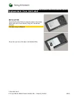 Предварительный просмотр 27 страницы Sony Ericsson Xperia SO-01B Working Instructions