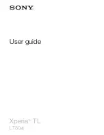 Предварительный просмотр 1 страницы Sony Ericsson Xperia TL User Manual