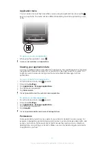 Preview for 20 page of Sony Ericsson Xperia W8 Walkman E16 Extended User Manual