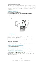 Preview for 25 page of Sony Ericsson Xperia W8 Walkman E16 Extended User Manual