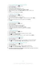 Preview for 43 page of Sony Ericsson Xperia W8 Walkman E16 Extended User Manual