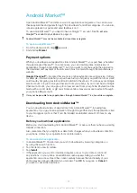 Preview for 50 page of Sony Ericsson Xperia W8 Walkman E16 Extended User Manual