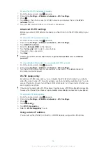 Preview for 63 page of Sony Ericsson Xperia W8 Walkman E16 Extended User Manual