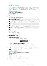 Preview for 65 page of Sony Ericsson Xperia W8 Walkman E16 Extended User Manual