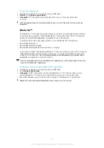 Preview for 70 page of Sony Ericsson Xperia W8 Walkman E16 Extended User Manual