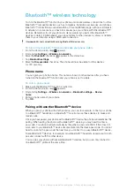 Preview for 71 page of Sony Ericsson Xperia W8 Walkman E16 Extended User Manual