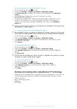 Preview for 72 page of Sony Ericsson Xperia W8 Walkman E16 Extended User Manual