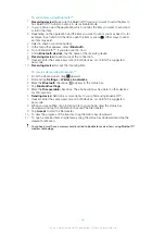 Preview for 73 page of Sony Ericsson Xperia W8 Walkman E16 Extended User Manual