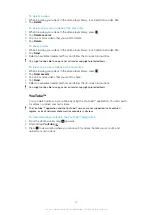 Preview for 84 page of Sony Ericsson Xperia W8 Walkman E16 Extended User Manual