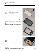 Preview for 8 page of Sony Ericsson XPERIA X10 Mini Pro U20a Troubleshooting Manual