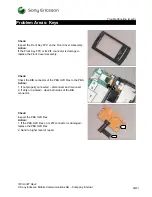 Preview for 9 page of Sony Ericsson XPERIA X10 Mini Pro U20a Troubleshooting Manual