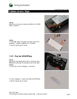 Preview for 12 page of Sony Ericsson XPERIA X10 Mini Pro U20a Troubleshooting Manual