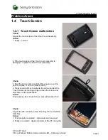 Preview for 13 page of Sony Ericsson XPERIA X10 Mini Pro U20a Troubleshooting Manual