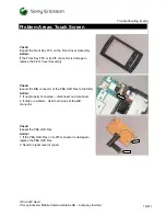 Preview for 14 page of Sony Ericsson XPERIA X10 Mini Pro U20a Troubleshooting Manual