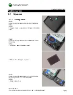 Preview for 20 page of Sony Ericsson XPERIA X10 Mini Pro U20a Troubleshooting Manual