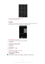 Preview for 21 page of Sony Ericsson XPERIA Extended User Manual