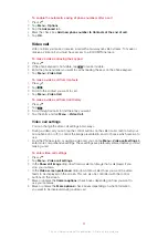 Preview for 31 page of Sony Ericsson XPERIA Extended User Manual