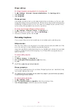 Preview for 35 page of Sony Ericsson XPERIA Extended User Manual