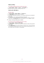 Preview for 37 page of Sony Ericsson XPERIA Extended User Manual