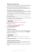 Preview for 51 page of Sony Ericsson XPERIA Extended User Manual