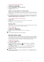 Preview for 53 page of Sony Ericsson XPERIA Extended User Manual