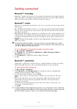 Preview for 59 page of Sony Ericsson XPERIA Extended User Manual