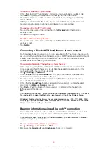 Preview for 60 page of Sony Ericsson XPERIA Extended User Manual