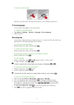 Preview for 13 page of Sony Ericsson Yari U100 Getting Started Manual
