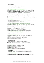 Preview for 20 page of Sony Ericsson Yari U100 Getting Started Manual