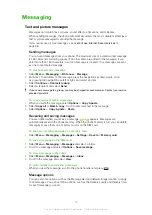 Preview for 39 page of Sony Ericsson Yari U100 Getting Started Manual