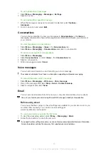 Preview for 40 page of Sony Ericsson Yari U100 Getting Started Manual