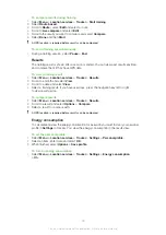 Preview for 49 page of Sony Ericsson Yari U100 Getting Started Manual