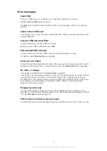 Preview for 61 page of Sony Ericsson Yari U100 Getting Started Manual