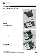 Предварительный просмотр 68 страницы Sony Ericsson Z1 Working Instructions