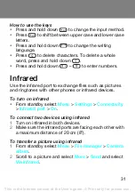 Предварительный просмотр 31 страницы Sony Ericsson Z250A User Manual