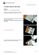 Preview for 38 page of Sony Ericsson Z320 Working Instruction, Mechanical