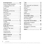 Preview for 4 page of Sony Ericsson Z555A User Manual