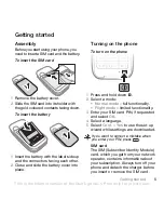 Preview for 7 page of Sony Ericsson Z750i User Manual