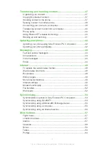 Preview for 3 page of Sony Ericsson Zylo Extended User Manual