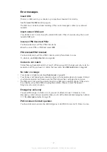 Preview for 67 page of Sony Ericsson Zylo Extended User Manual