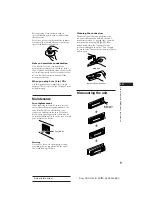 Preview for 9 page of Sony 0 CDX-3160 Operating Instructions Manual