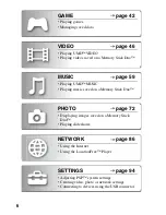 Preview for 6 page of Sony 1001K - PSP Game Console Instruction Manual