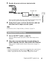 Предварительный просмотр 27 страницы Sony 1001K - PSP Game Console Instruction Manual