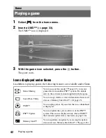 Preview for 42 page of Sony 1001K - PSP Game Console Instruction Manual